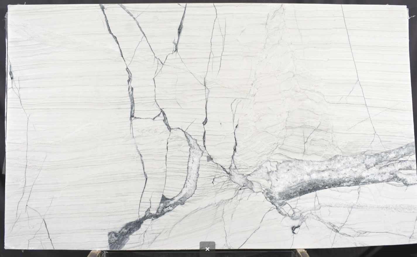 Quartzite with background white looks like Italian Marble